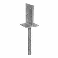 Patka sloupku 70 zapuštěná, PSW 70, 71x130x71x8,ZB, 1 ks