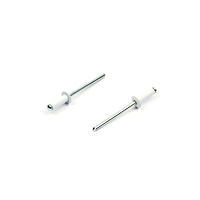 Nýt DIN 7337 Al/st 4,0 x 12  RAL 9010