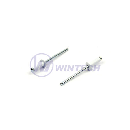 Nýt DIN 7337 Al/st 4,0 x 12  RAL 9010