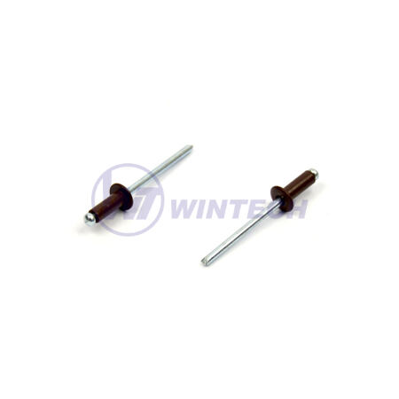 Nýt DIN 7337 Al/st 3,2 x 15  RAL 8017