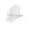 Patka sloupku PSD 120, 122x85x150x2,5, 1 ks