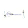 Nýt DIN 7337 Al/st 4,0 x 20  RAL 9006