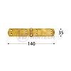Závěs francouzský ZF140 DMX,140x35x2,5mm, 1 ks
