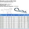 Závlačka pružinová jednoduchá 3 mm, ZB
